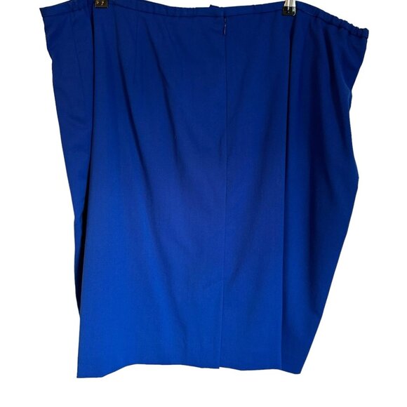 Mary Kay For Brookhurst Skirt Size 26Tall Blue Wool Blend Women Straight Skirt - Picture 10 of 11